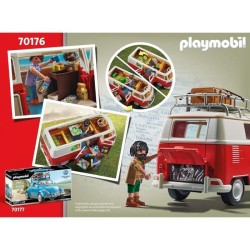 PLAYMOBIL 70176 Volkswagen T1 Combi, Classic cars, Adulte, Voiture de