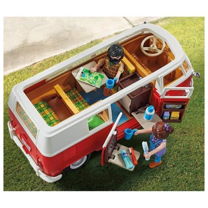PLAYMOBIL 70176 Volkswagen T1 Combi, Classic cars, Adulte, Voiture de collection