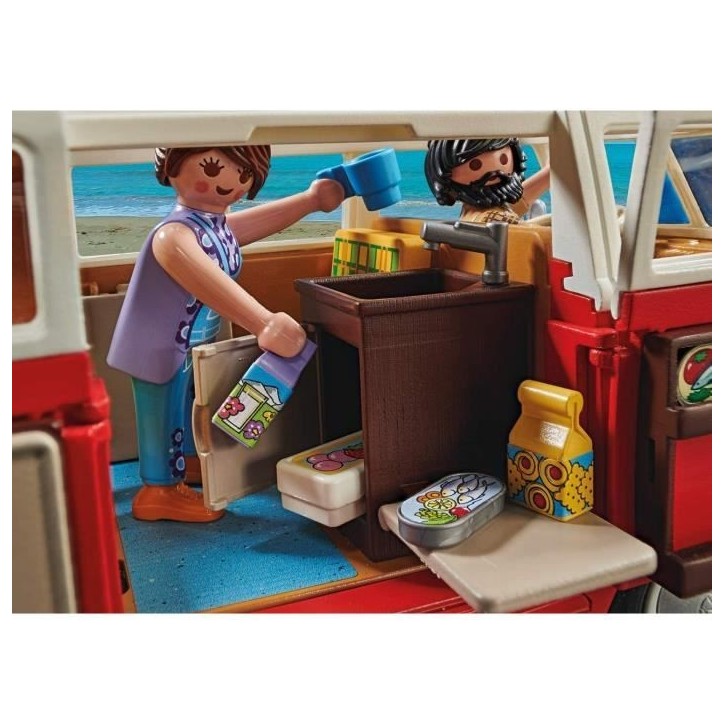 PLAYMOBIL 70176 Volkswagen T1 Combi, Classic cars, Adulte, Voiture de collection