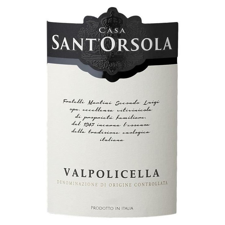 Sant'Orsola 2020 Valpolicella - Vin rouge d'Italie