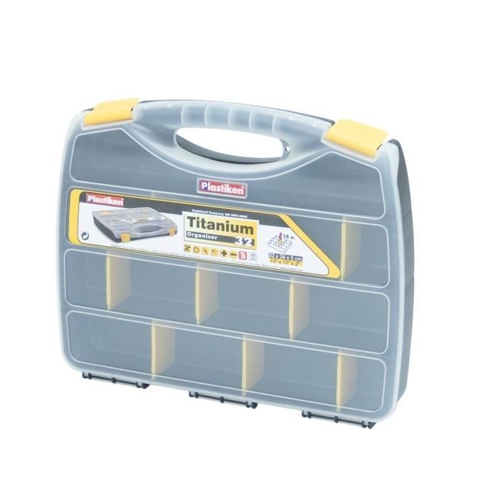 Organisateur a outil - Plastiken - 80032_NOIRE - 32 cm - Titanium - En plastique