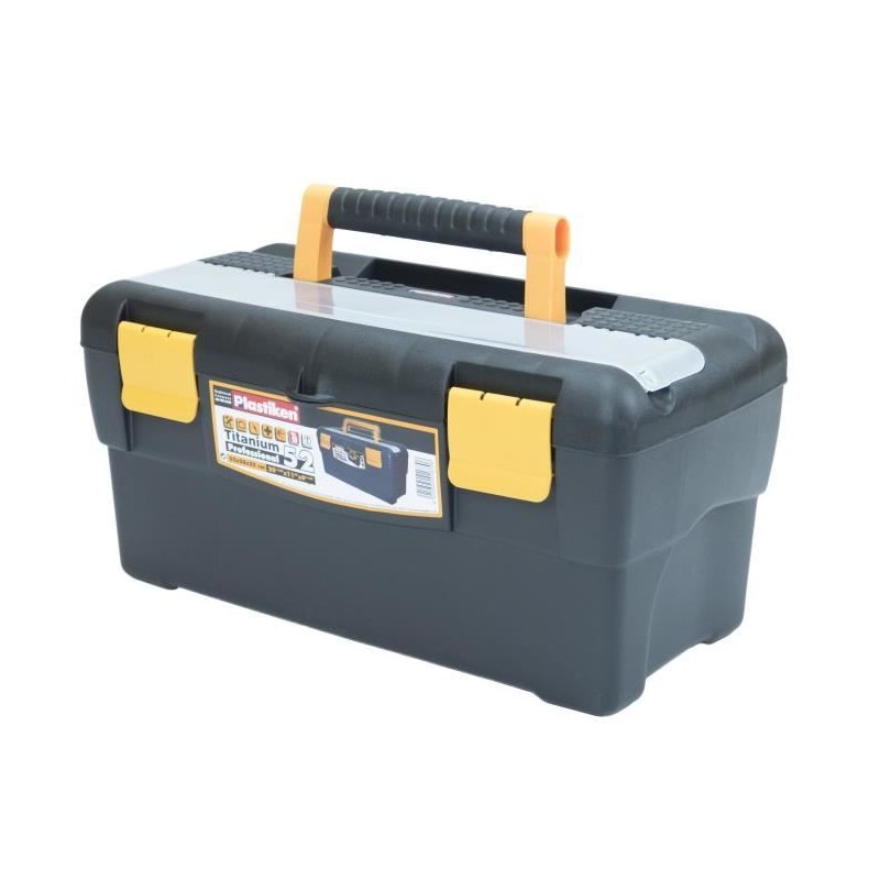 Boîte a outillage - Plastiken - 82052_NOIRE - 52 cm - Profesional - E Boîte a outillage - Plastiken - 82052_NOIRE - 52 cm - Profesional - E