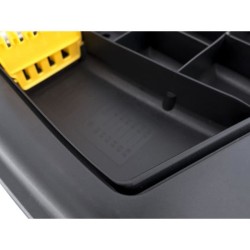 Valise a outils - Plastiken - 63040_NOIRE - 40 cm - Titanium - En plas