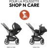Adaptateurs universels cosy - HAUCK - Pour poussette SHOP N CARE - Noi