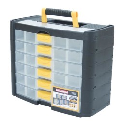Boîte a outillage - Plastiken - 90001_NOIRE - 6 tiroirs - Titanium -