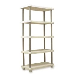 Etagere de rangement - PLASTIKEN - 5 plateaux - Résine - 30kg/plateau