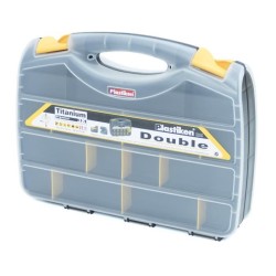 Organisateur a outil - Plastiken - 80382_NOIRE - Double - 38 cm - Tita