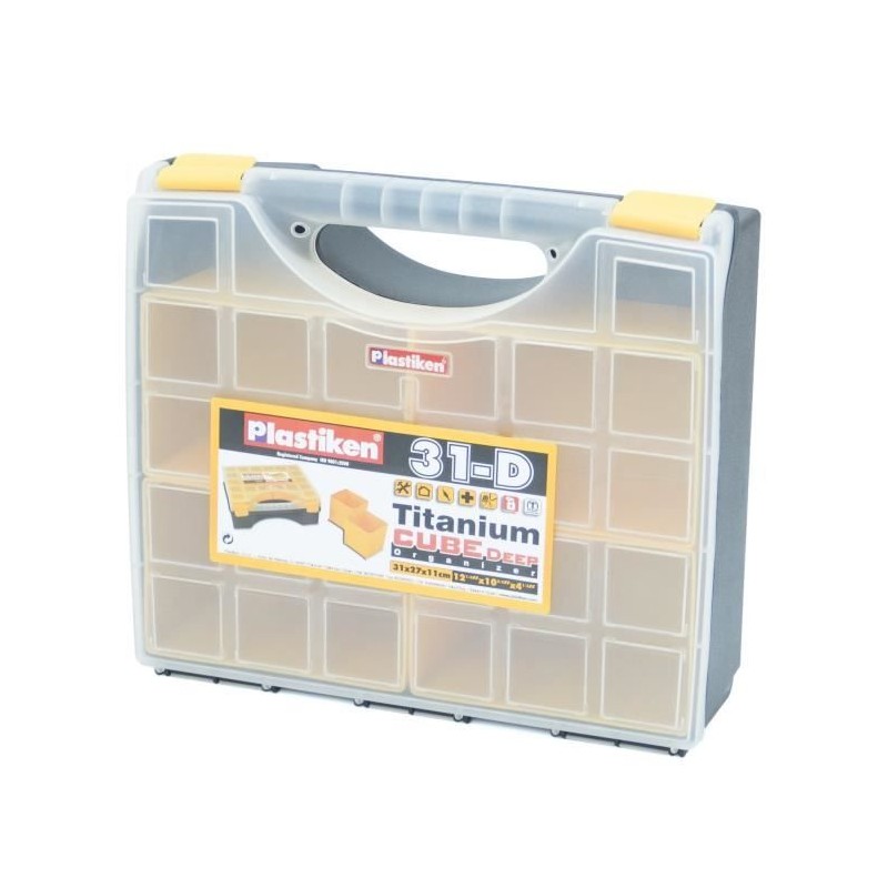 Organisateur a outil - Plastiken - 83031D_NOIRE - Cube - 31 cm - Titan Organisateur a outil - Plastiken - 83031D_NOIRE - Cube - 31 cm - Titan