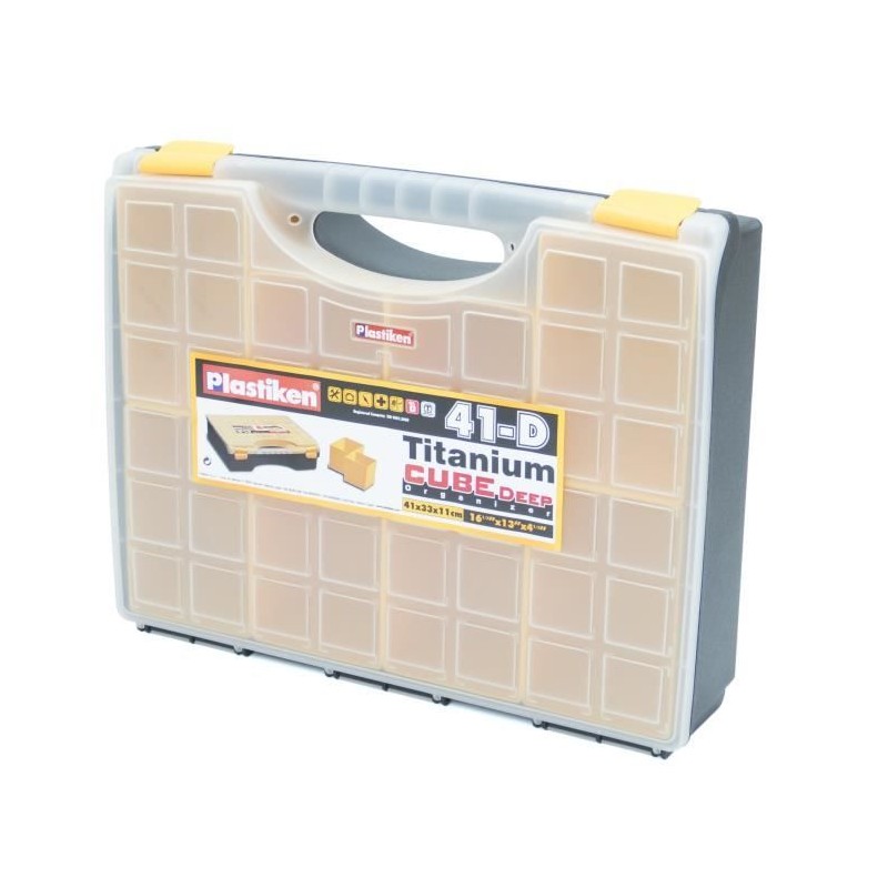 Organisateur a outil - Plastiken - 83041D_NOIRE - Cube - 41 cm - Titan Organisateur a outil - Plastiken - 83041D_NOIRE - Cube - 41 cm - Titan