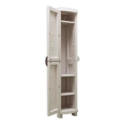 SPACESAVER 35 PLASTIKEN Armoire haute 1 Porte avec étageres - l 35 x