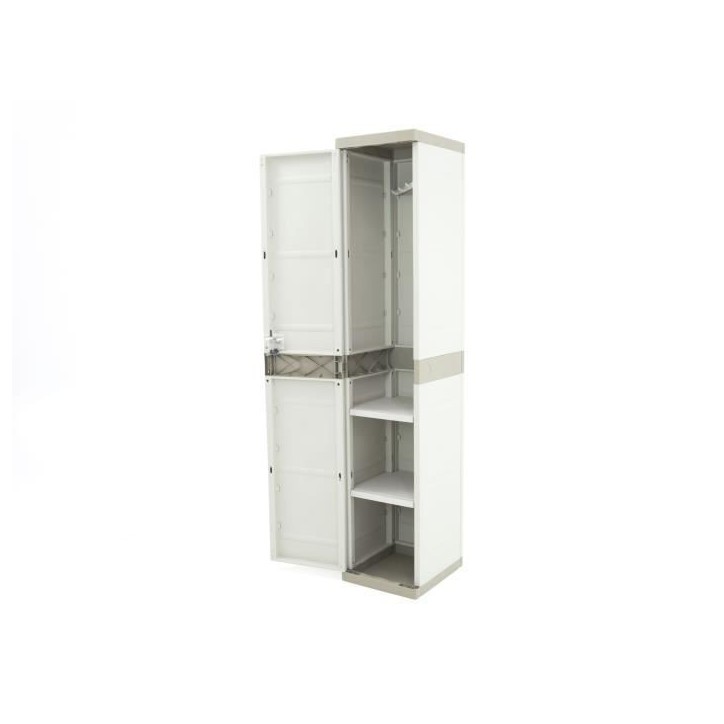 Armoire haute vestiaire PLASTIKEN - 1 porte, 35cm - Blanc Armoire haute vestiaire PLASTIKEN - 1 porte, 35cm - Blanc
