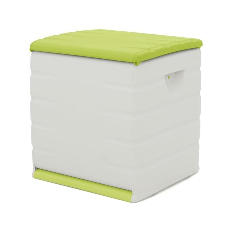 PLASTIKEN Coffre cadenassable avec roulettes - 190 L - Fonctionnel et