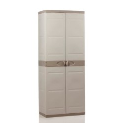 TITANIUM PLASTIKEN Armoire 2 portes avec étageres et penderie l70 x p