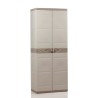 TITANIUM PLASTIKEN Armoire 2 portes avec étageres et penderie l70 x p