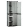 TITANIUM PLASTIKEN Armoire 2 portes avec étageres et penderie l70 x p