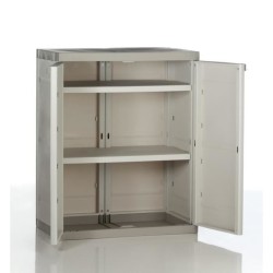 TITANIUM PLASTIKEN Armoire basse 2 portes avec étageres l70 x p44 x h