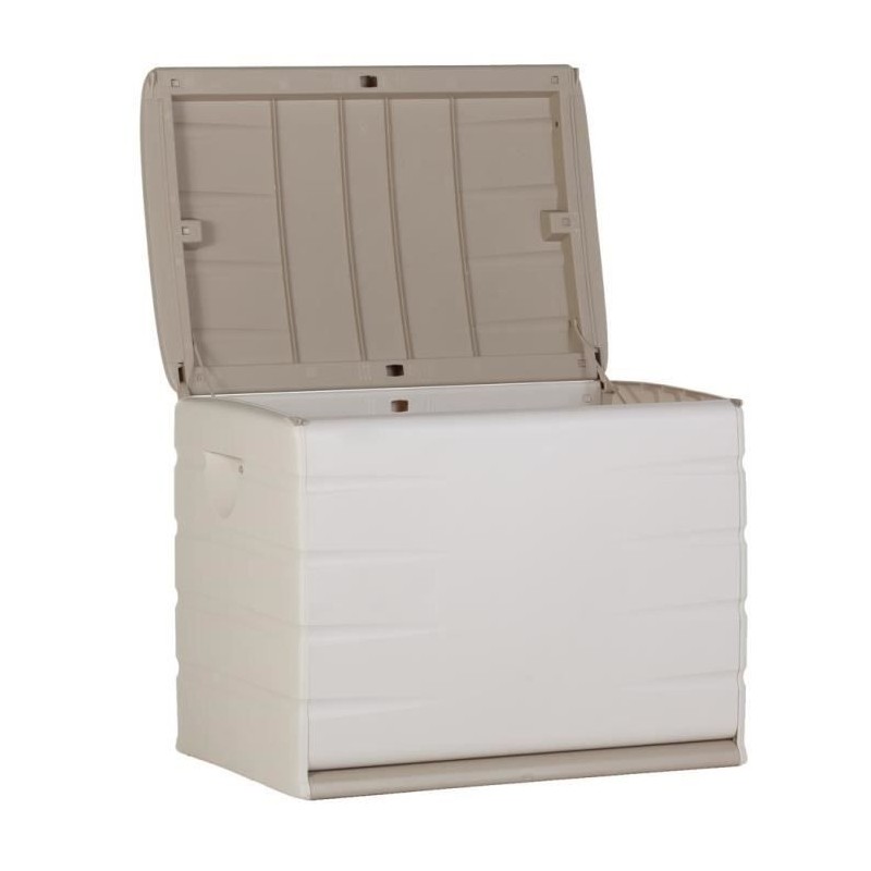 PLASTIKEN Coffre cadenassable avec roulettes - 190 L - Fonctionnel et PLASTIKEN Coffre cadenassable avec roulettes - 190 L - Fonctionnel et