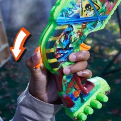 Nerf Zombie Driller, Blaster a fléchettes, cylindre rotatif, Des 8 an