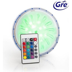 GRE - Projecteur LED Couleur pour piscines hors-sol paroi en acier/mé