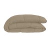 CALGARY Couette chaude Microfibre 400g/m² Taupe & Lin 140x200cm CALGARY Couette chaude Microfibre 400g/m² Taupe & Lin 140x200cm