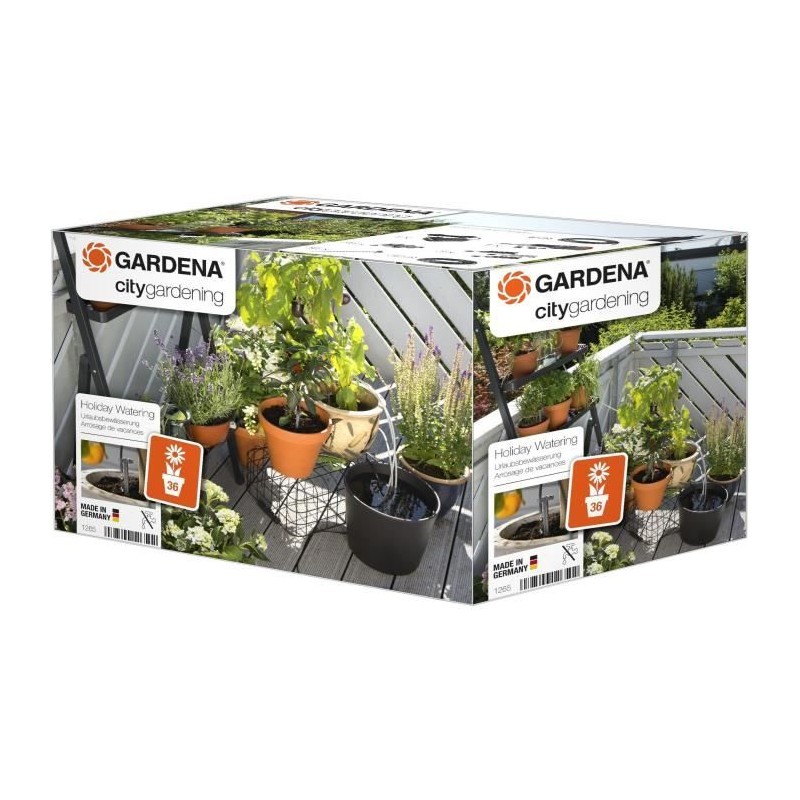 Arrosoir automatique de vacances - GARDENA - Kit complet pour arrosage Arrosoir automatique de vacances - GARDENA - Kit complet pour arrosage