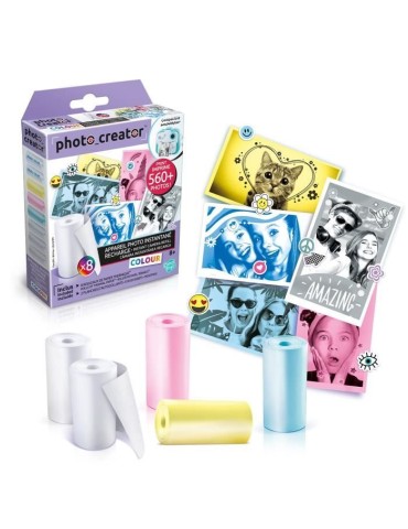 Canal Toys - Appareil Photo Instantané - Kit de Recharge avec Papiers Spéciaux de couleur - CLK 016