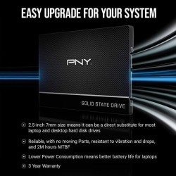 PNY - CS900 SATA - SSD interne - 2,5 - 250GB