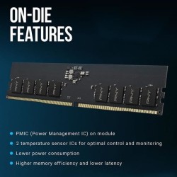 Mémoire DDR5 - PNY - PERFORMANCE - 16 Go - 4800 MHz - Énergie rédui