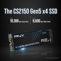 PNY - CS2150 2TB - Disque dur SSD interne - 2 To - M.2
