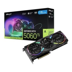 PNY - Carte graphique - GeForce RTX™ 5060 Ti - 16GB - ARGB Overclock
