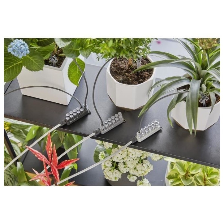 Arrosoir automatique de vacances - GARDENA - Kit complet pour arrosage - Capacité max 36 plantes - Programmable