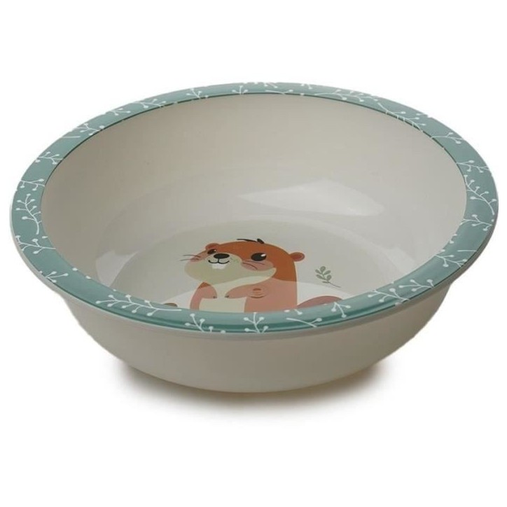 Mon premier coffret repas micro-ondes - THERMOBABY - Castor - Assiette, bol, gobelet