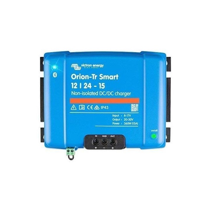 VICTRON Orion Smart Chargeur 12/24V-15A DC-DC non isolé VICTRON Orion Smart Chargeur 12/24V-15A DC-DC non isolé