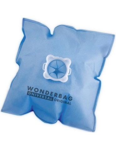 ROWENTA - WB406120 - Lot de 5 sacs microfibre pour aspirateur Wonderbags original - Bleu