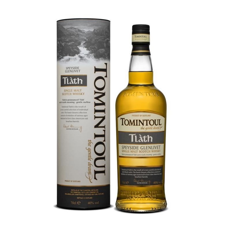 Tomintoul - Tlah - Speyside Single Malt - Whisky - 40,0% Vol. - 70 cl Tomintoul - Tlah - Speyside Single Malt - Whisky - 40,0% Vol. - 70 cl