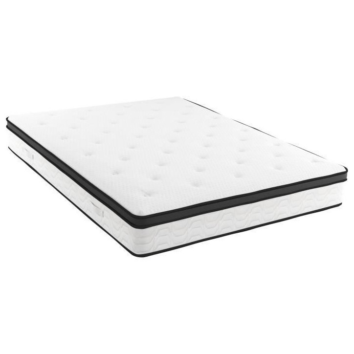 MODAMS Pocket Hybrid 180 x 200 - 720 Ressorts ensachés - Mémoire de forme 32 kg/m² + PU 24kg/m² - 5 zones - Réversible - Ep MODAMS Pocket Hybrid 180 x 200 - 720 Ressorts ensachés - Mémoire de forme 32 kg/m² + PU 24kg/m² - 5 zones - Réversible - Ep
