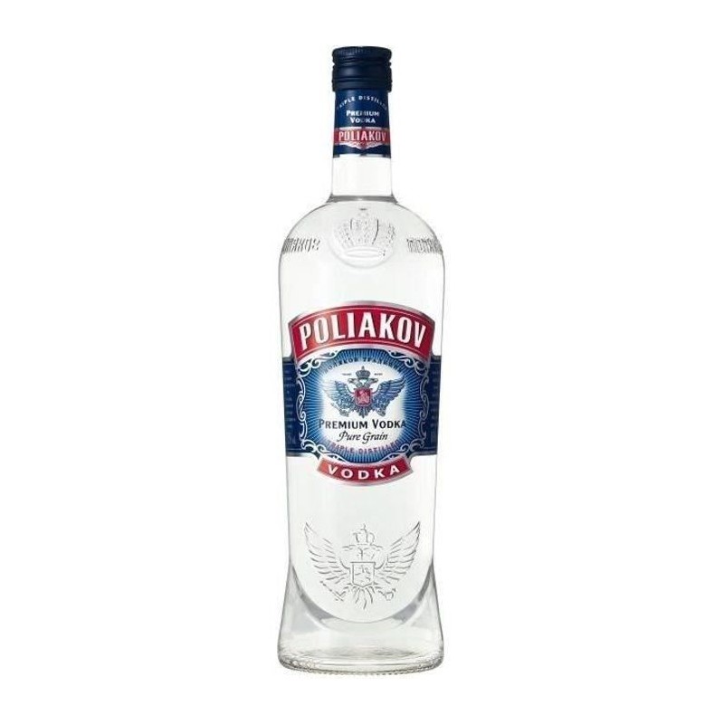 Vodka Poliakov - Vodka Russe - 37,5%vol - 100cl
