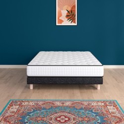 URBAN Collections NEW-YORK Ensemble sommier et matelas 140x190cm - 798