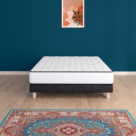 URBAN Collections NEW-YORK Ensemble sommier et matelas 160x200cm - 960