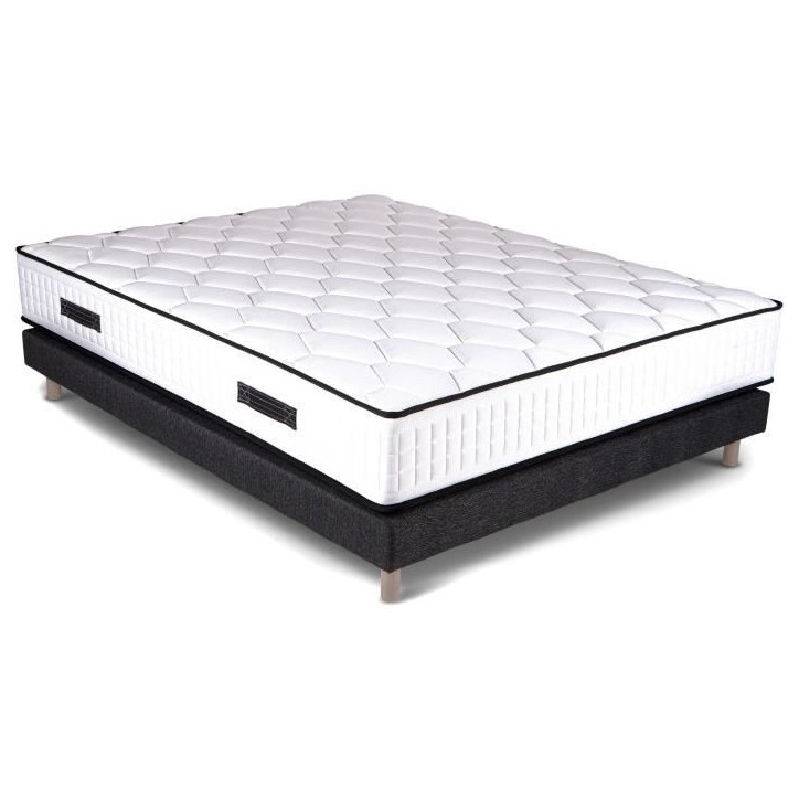 URBAN Collections NEW-YORK Ensemble sommier et matelas 160x200cm - 960 ressorts ensachés