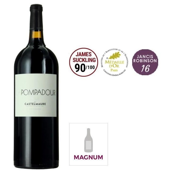 Magnum Castelmaure La Pompadour 2022 Corbieres - Vin rouge de Languedoc