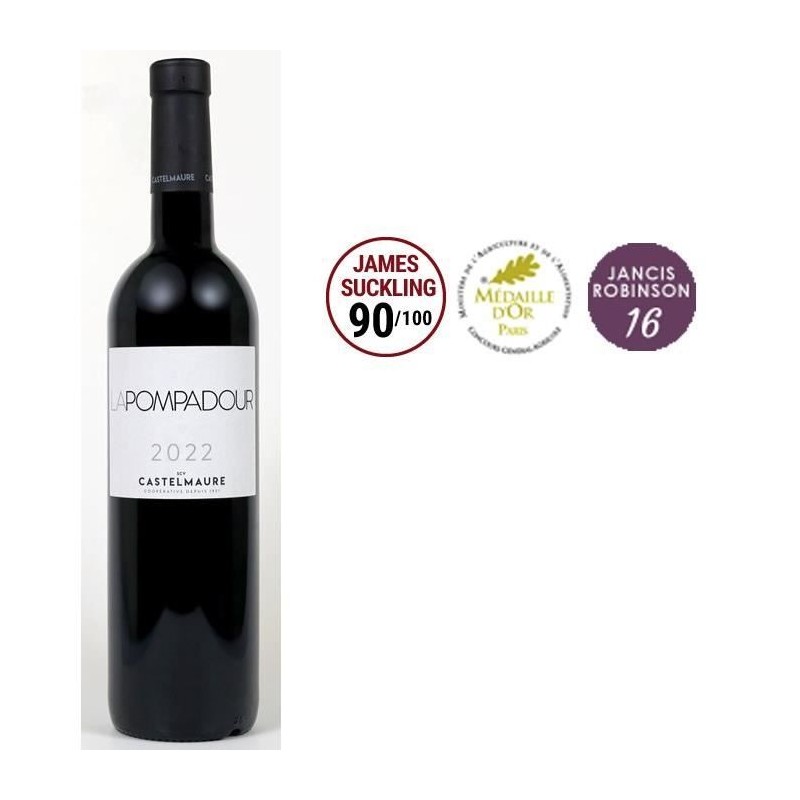Castelmaure La Pompadour 2023 Corbieres - Vin rouge de Languedoc Castelmaure La Pompadour 2023 Corbieres - Vin rouge de Languedoc