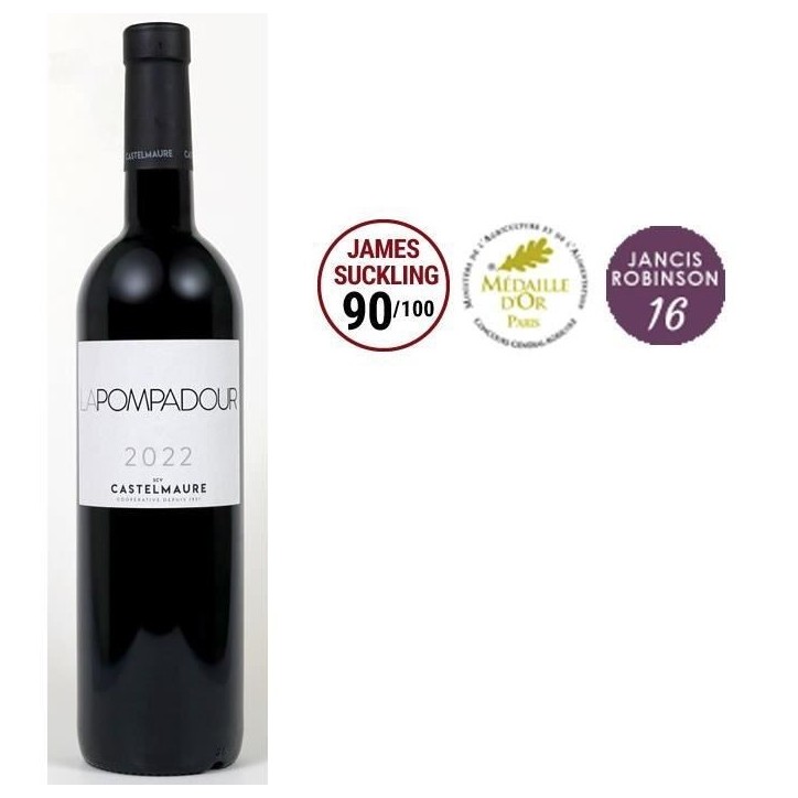 Castelmaure La Pompadour 2023 Corbieres - Vin rouge de Languedoc