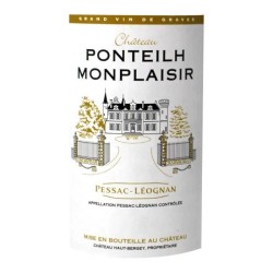 Château Ponteilh Monplaisir 2011 Pessac-Léognan - Vin rouge de Borde