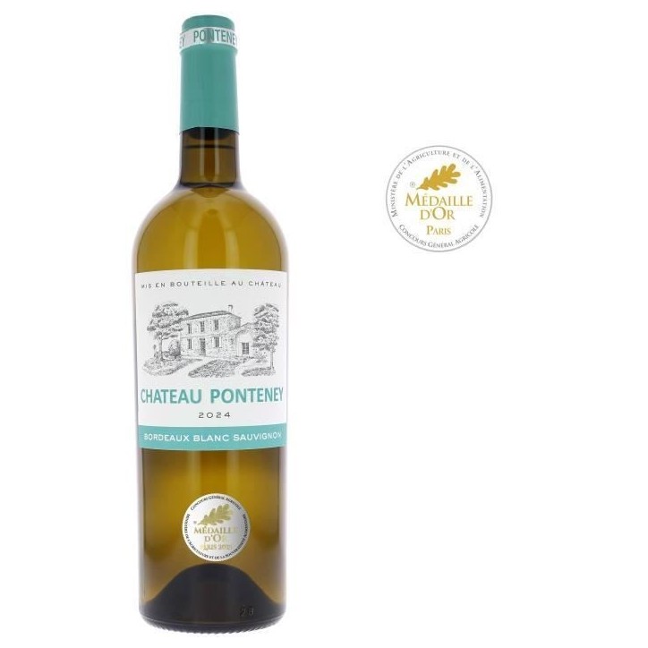 Château Ponteney 2024 Bordeaux - Vin blanc de Bordeaux