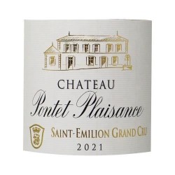 Château Pontet Plaisance 2021 Saint-Emilion Grand Cru - Vin rouge de