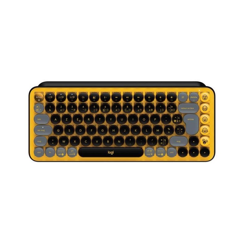 Clavier - Sans fil - Logitech - Pop Keys - AZERTY - Mécanique - Touch