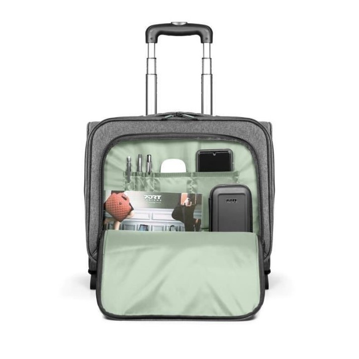 Trolley - PORT DESIGNS - Pour ordinateur portable YOSEMITE ECO - Format IATA 15.6/ 16 pouces - 25 litres - Gris Trolley - PORT DESIGNS - Pour ordinateur portable YOSEMITE ECO - Format IATA 15.6/ 16 pouces - 25 litres - Gris