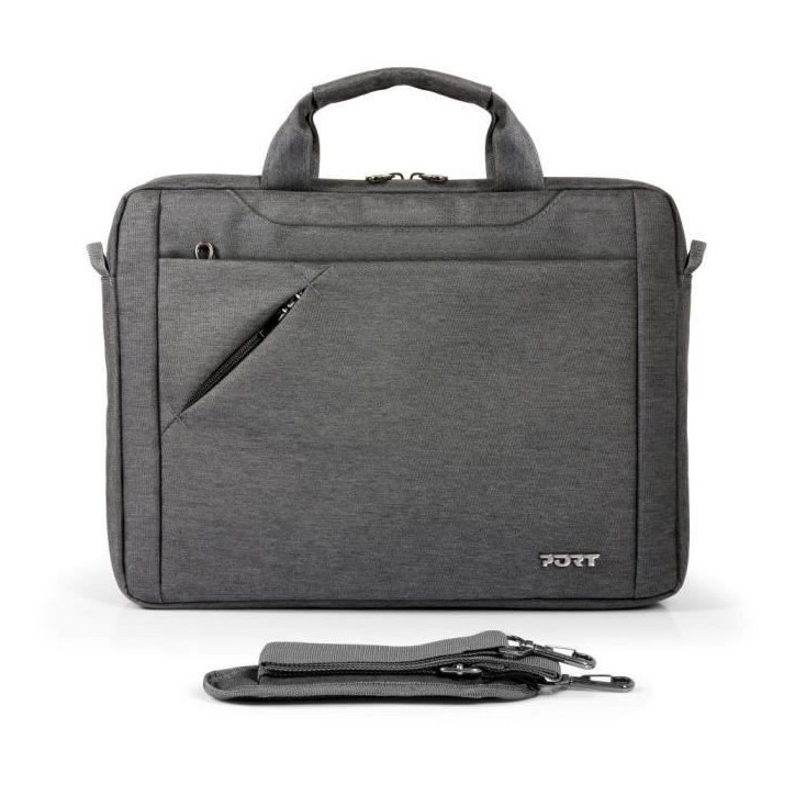 Sacoche PC - PORT DESIGNS - Pour ordinateur portable ECO SYDNEY - 13/14 pouces - Gris Sacoche PC - PORT DESIGNS - Pour ordinateur portable ECO SYDNEY - 13/14 pouces - Gris