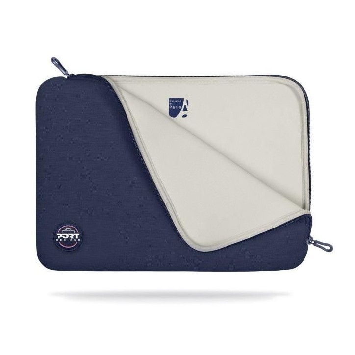 Housse PC - PORT DESIGNS - Pour ordinateur portable TORINO II - 10/12.5 pouces - bleu Housse PC - PORT DESIGNS - Pour ordinateur portable TORINO II - 10/12.5 pouces - bleu